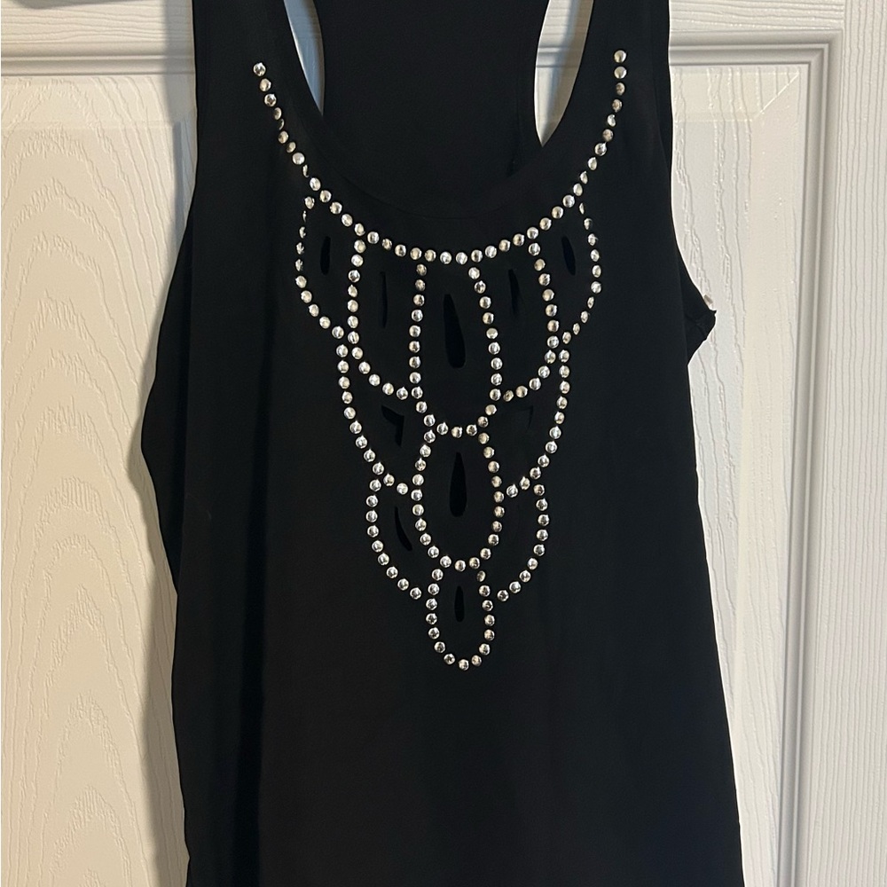 Black Embellished Women's Top